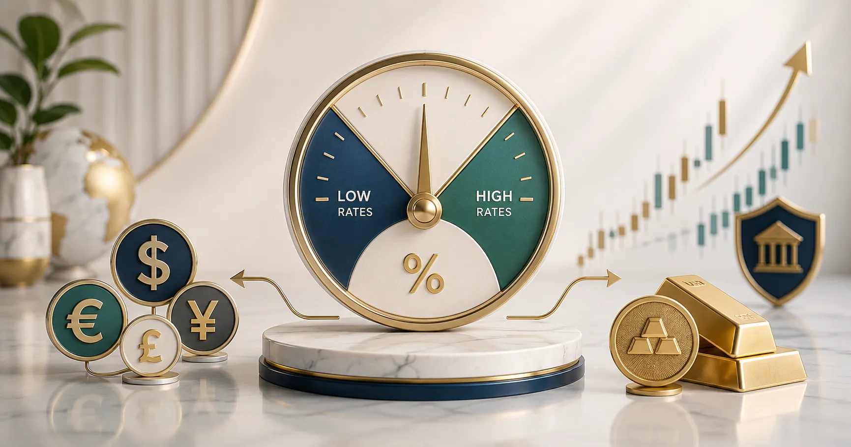 How Interest Rates Shape Forex and Gold Markets